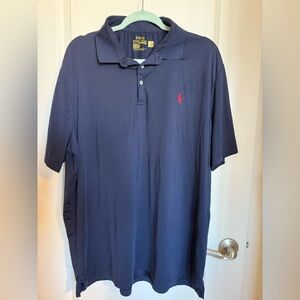 Men’s Polo Ralph Lauren Performance Navy Blue Shirt XL